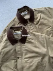 【現貨】Acne Studios 25SS 巴恩風 皮領拼接棉服夾克外套 短寬版型：圖片 4