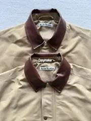 【現貨】Acne Studios 25SS 巴恩風 皮領拼接棉服夾克外套 短寬版型：圖片 6