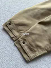 【現貨】Acne Studios 25SS 巴恩風 皮領拼接棉服夾克外套 短寬版型：圖片 12