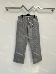 D1OR 23SS Oblique 滿版logo滿印 做舊水洗燙金 休閒褲長褲工作褲：圖片 8