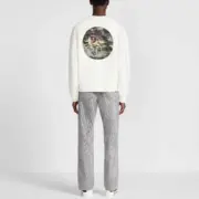 D1OR 23SS Oblique 滿版logo滿印 做舊水洗燙金 休閒褲長褲工作褲：圖片 5