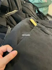 【預售】巴黎 BLC 25SS 美國進口Cone康龍面料 Flared 微喇牛仔褲直筒褲長褲 黑色：圖片 5