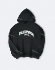 巴黎 BLC 23FW Back Flip Logo 顛倒反轉字母 帽T連帽衛衣帽衫：圖片 4