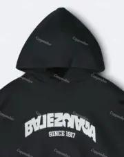 巴黎 BLC 23FW Back Flip Logo 顛倒反轉字母 帽T連帽衛衣帽衫：圖片 6