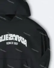 巴黎 BLC 23FW Back Flip Logo 顛倒反轉字母 帽T連帽衛衣帽衫：圖片 8