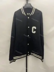 CELIN 22SS 大C字母刺繡logo 經典 棒球外套夾克 羊毛混紡：圖片 3