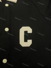 CELIN 22SS 大C字母刺繡logo 經典 棒球外套夾克 羊毛混紡：圖片 4