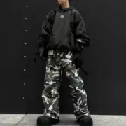 【現貨】巴黎 BLC 24FW 滑雪系列 3B刺繡 防水防風保暖 搖粒絨 套頭衝鋒衣風衣夾克帽T：圖片 3