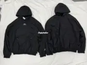 【現貨】巴黎 BLC 24FW 滑雪系列 3B刺繡 防水防風保暖 搖粒絨 套頭衝鋒衣風衣夾克帽T：圖片 5