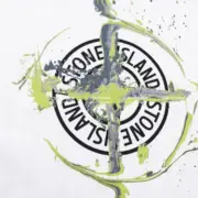 【現貨】STONE ISLAND 21SS 石頭島 溶解水滴潑墨 印花 短袖T恤：圖片 20