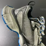 【預售】巴黎 BLC 3XL 時尚復古作舊 增高 老爹鞋 休閒鞋 XXXL 藍銅 白藍：圖片 11