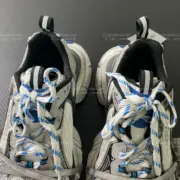 【預售】巴黎 BLC 3XL 時尚復古作舊 增高 老爹鞋 休閒鞋 XXXL 藍銅 白藍：圖片 12