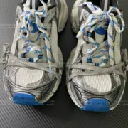 【預售】巴黎 BLC 3XL 時尚復古作舊 增高 老爹鞋 休閒鞋 XXXL 藍銅 白藍：圖片 13