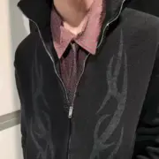 【預售】【福利回饋】 巴黎 BLC 24FW 秀款 Y2K系列 龍紋圖騰破壞 針織外套針織衫拉鍊毛衣外套：圖片 7