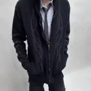 【預售】【福利回饋】 巴黎 BLC 24FW 秀款 Y2K系列 龍紋圖騰破壞 針織外套針織衫拉鍊毛衣外套：圖片 8