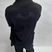 【預售】【福利回饋】 巴黎 BLC 24FW 秀款 Y2K系列 龍紋圖騰破壞 針織外套針織衫拉鍊毛衣外套：圖片 9