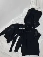 【預售】【福利回饋】 巴黎 BLC 24FW 秀款 Y2K系列 龍紋圖騰破壞 針織外套針織衫拉鍊毛衣外套：圖片 11