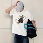 1V 24FW 西部牛仔套索 正反面LOGO刺繡 短袖T恤：圖片 4