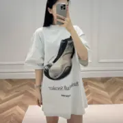 【618新品】【福利回饋】巴黎 BLC 25SS Basketball Sneaker 籃球鞋印花短袖T恤 米色：圖片 6