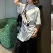 【618新品】【福利回饋】巴黎 BLC 25SS Basketball Sneaker 籃球鞋印花短袖T恤 米色：圖片 8