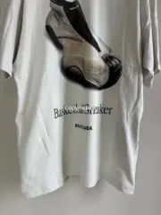 【618新品】【福利回饋】巴黎 BLC 25SS Basketball Sneaker 籃球鞋印花短袖T恤 米色：圖片 15