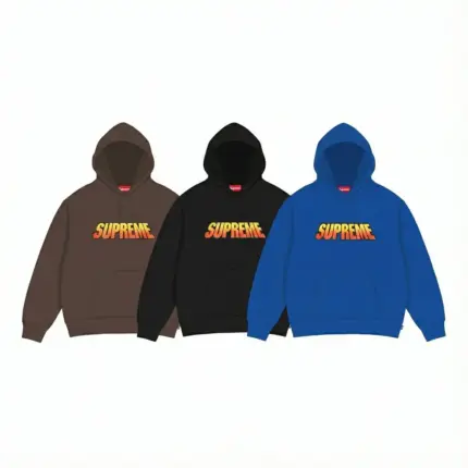 【預售】SUP FW24 WEEK5 GRADIENT HOODED 聯名 漸層字母 帽T帽踢連帽衛衣 三色