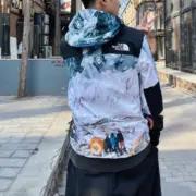 TNF x INVINCIBLE 19FW 聯名 Printed Mountain Jacket 雪山營地衝鋒衣 風衣外套：圖片 6