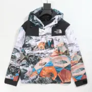 TNF x INVINCIBLE 19FW 聯名 Printed Mountain Jacket 雪山營地衝鋒衣 風衣外套：圖片 7