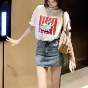 【618新品】【福利回饋】BV家 25SS 兔子小白兔 動物印花 簡約 短袖T恤 白色：圖片 3