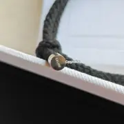 【預售】【新年福利】【過驗】CELIN 凱旋門 經典logo  手鏈手環手繩 經典款 黑色：圖片 5