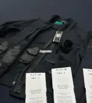 【預售】STONE ISLAND 25SS  Ghost系列 石頭島 幽靈支線 哈靈頓夾克衝鋒衣外套 防風防水 黑色：圖片 7