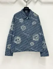 D1OR x Denim Tears 23SS 滿版老花 做舊水洗花朵 牛仔夾克外套 丹寧：圖片 7