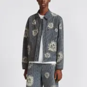 D1OR x Denim Tears 23SS 滿版老花 做舊水洗花朵 牛仔夾克外套 丹寧：圖片 4