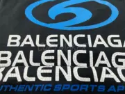 巴黎 BLC 24SS 衝浪 雙面logo 開裂印花爆裂紋 小破壞 短袖T恤：圖片 14