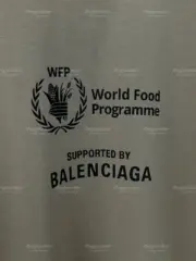 巴黎 BLC x WFP 24SS 世界糧食署 慈善限定 短袖T恤 卡其色：圖片 8