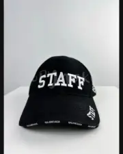 巴黎 BLC 22FW Staff Cap 刺繡 老帽 鴨舌帽 棒球帽 帽子：圖片 2