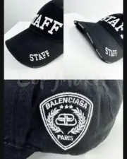 巴黎 BLC 22FW Staff Cap 刺繡 老帽 鴨舌帽 棒球帽 帽子：圖片 5