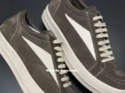【預售】Rick Owens 侵權vans款 小牛皮板鞋 休閒鞋 麂皮棕 RO：圖片 7