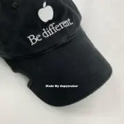 巴黎 BLC 蘋果刺繡 be different 老帽 鴨舌帽 棒球帽 帽子：圖片 9
