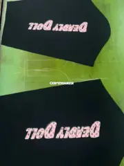 【現貨】Chrome Hearts x DEADLY DOLL 聯名 字母十字架比基尼 拉鍊衛衣夾克連帽外套 黑色：圖片 8