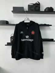 巴黎BLC 24SS Barcelona Soccer Zip-Up Hoodie 地區限定 足球曼聯 連帽外套夾克：圖片 6