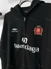 巴黎BLC 24SS Barcelona Soccer Zip-Up Hoodie 地區限定 足球曼聯 連帽外套夾克：圖片 9