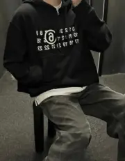 Maison Margiela 23SS 馬吉拉 半拉鍊 帽T連帽衛衣帽衫 MM6：圖片 4