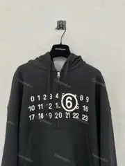 Maison Margiela 23SS 馬吉拉 半拉鍊 帽T連帽衛衣帽衫 MM6：圖片 8