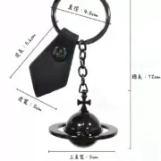 【現貨】Viv1enne Westwood Saffianno 3D orb Keyring 皮標立體土星星球 鑰匙圈鑰匙扣吊飾：圖片 3