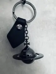 【現貨】Viv1enne Westwood Saffianno 3D orb Keyring 皮標立體土星星球 鑰匙圈鑰匙扣吊飾：圖片 7