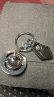 【現貨】Viv1enne Westwood Saffianno 3D orb Keyring 皮標立體土星星球 鑰匙圈鑰匙扣吊飾：圖片 9