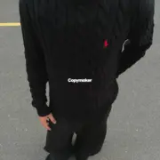 【預售】Ra1ph Lauren Polo 小馬刺繡 麻花針織老錢風 polo衫長袖毛衣T恤衛衣 三色：圖片 7