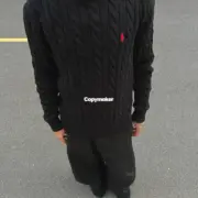 【預售】Ra1ph Lauren Polo 小馬刺繡 麻花針織老錢風 polo衫長袖毛衣T恤衛衣 三色：圖片 8