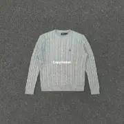 【預售】Ra1ph Lauren Polo 小馬刺繡 麻花針織老錢風 polo衫長袖毛衣T恤衛衣 三色：圖片 16